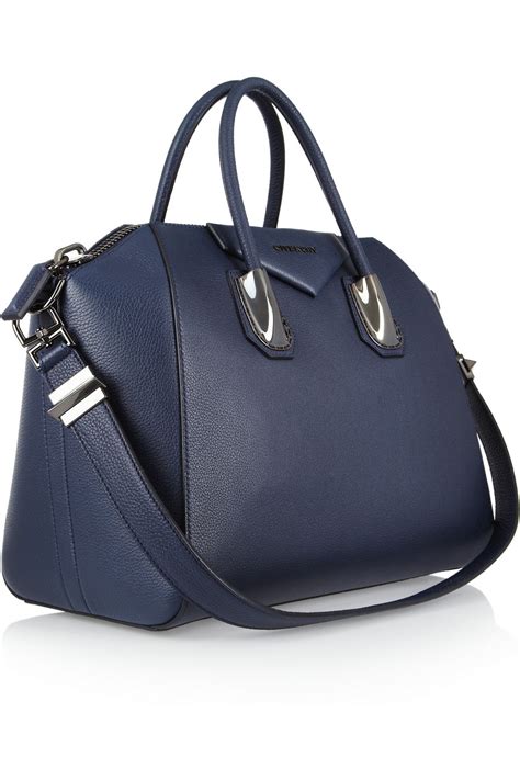 givenchy bags dark blue|Givenchy black logo handbag.